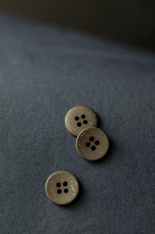 Brick Speckles Button 18mm