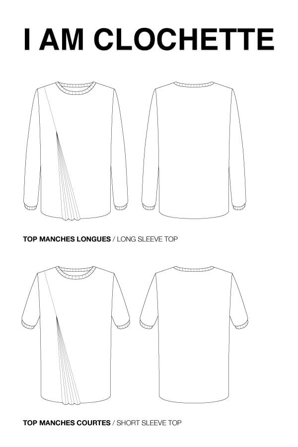 I AM CLOCHETTE – Top pattern – NZ$34.90