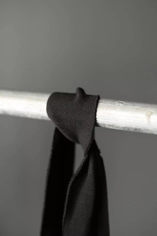 Black Cotton Rib - NZD $22.00 each