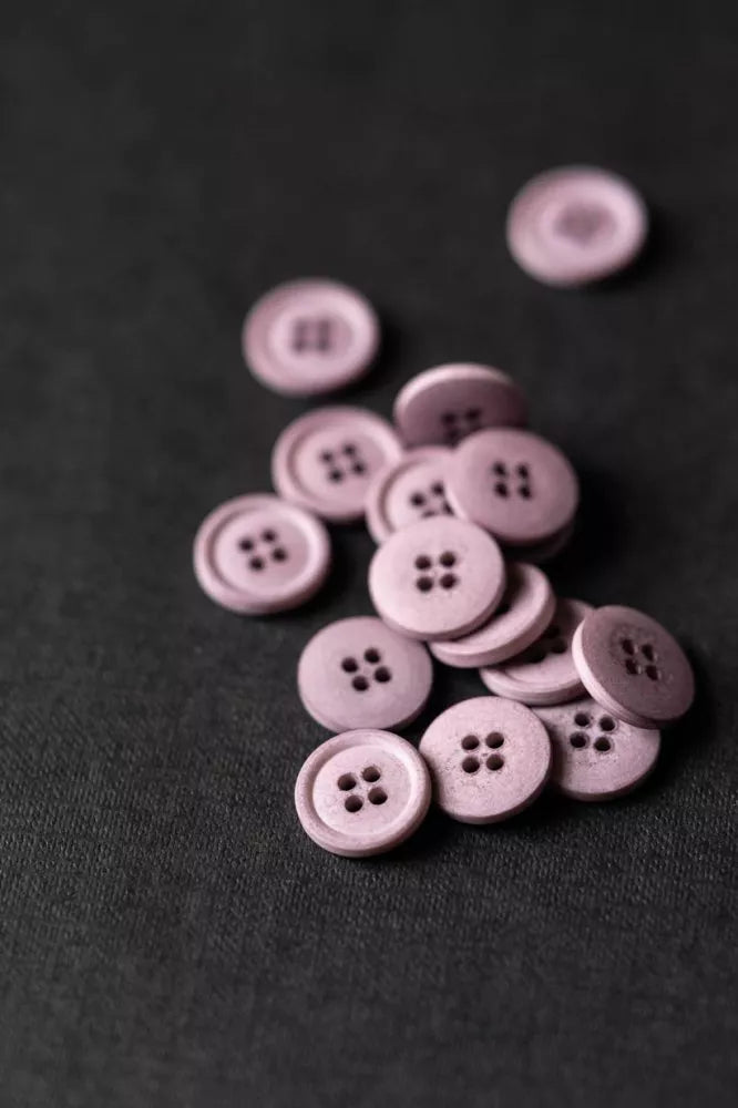 Cotton Button Dusty Pink 11mm
