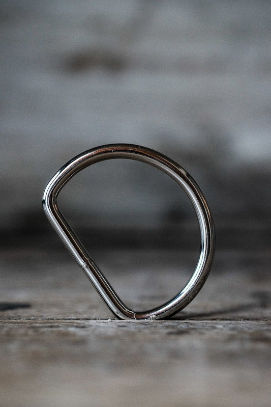 Nickel D Ring 1" 1/4"- NZD $1.10 each