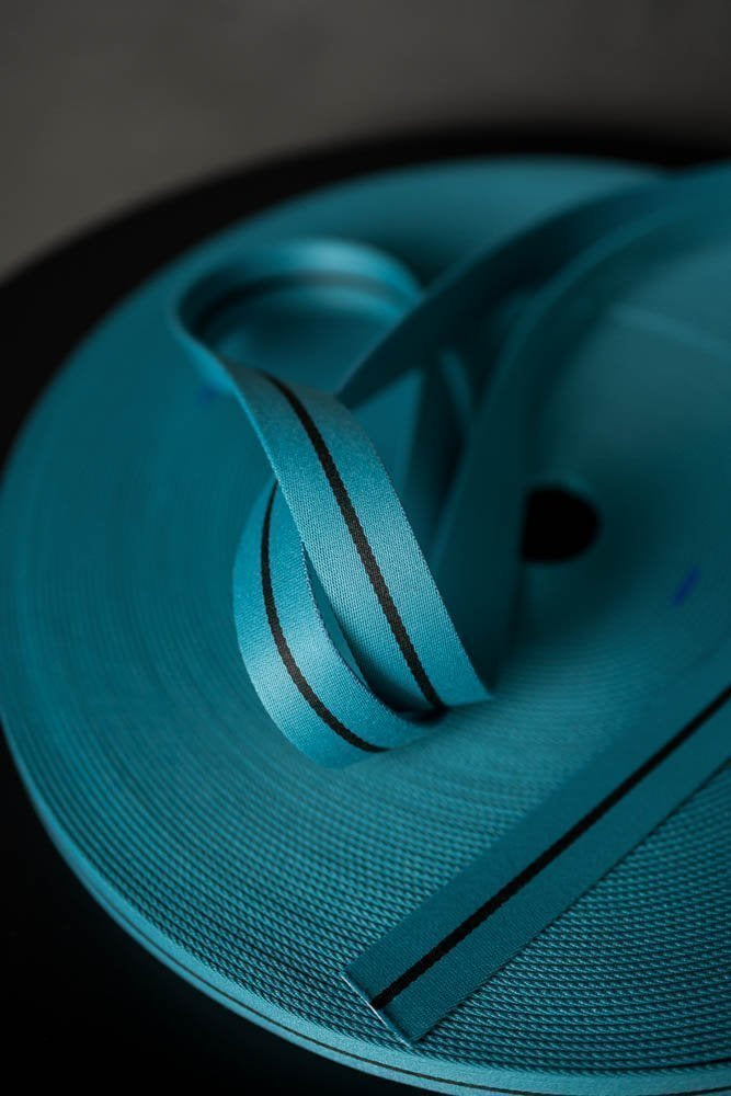 Long Road Turquoise Webbing NZD $8.40 per mtr