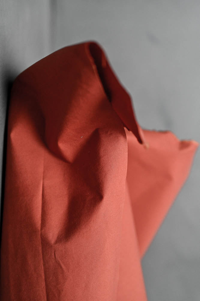 Dry Oilskin - Rust. 1/4 Metre. NZ$19.50