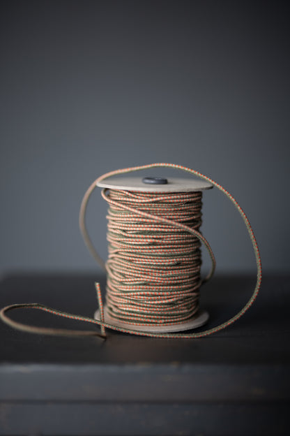 Recycled Cotton elastic 3mm Hikers Stripe - NZD $4.50 per mtr