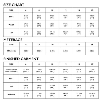 Tessuti Alessi Bias Dress Pattern (6-16)
