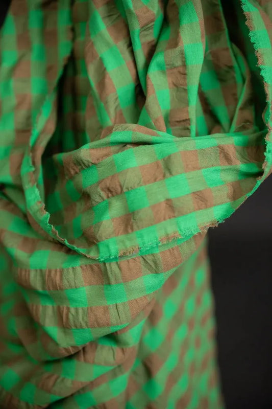 Organic Cotton Seersucker Mojito