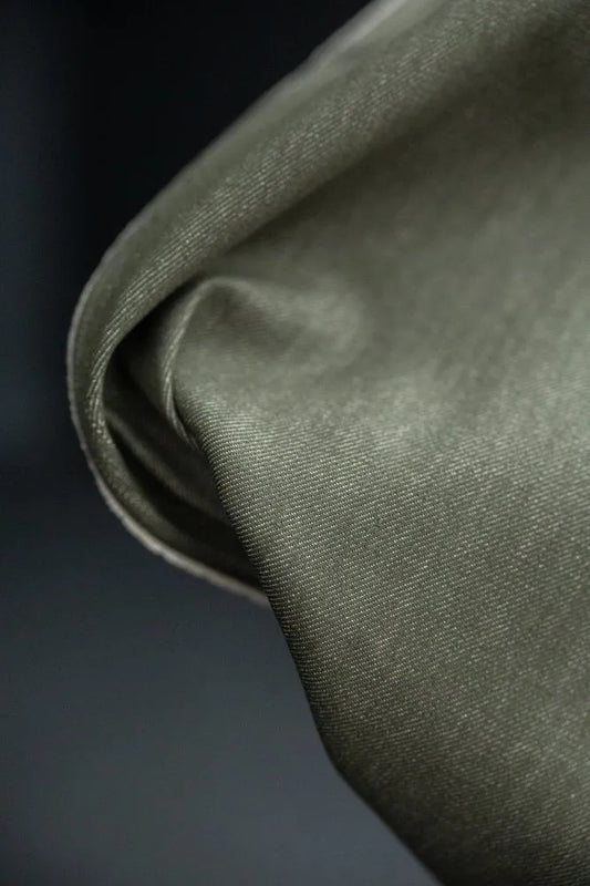 Military Green 10oz Organic Denim