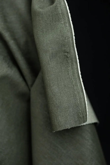 Military Green 10oz Organic Denim