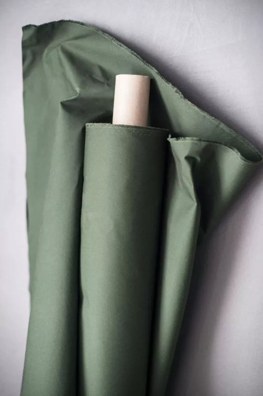 Dry Organic Cotton Oilskin – Fern – NZ$18.50 per ¼ metre