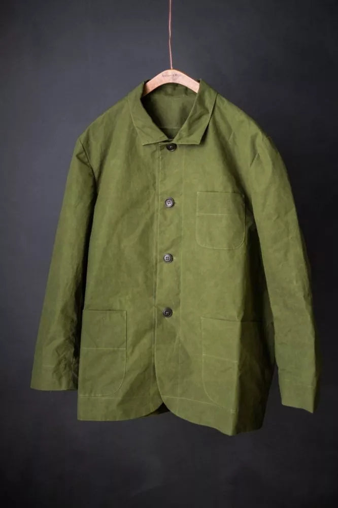 Meadow Grass Dry Oilskin - 1/4 Mtr - NZD $18.50