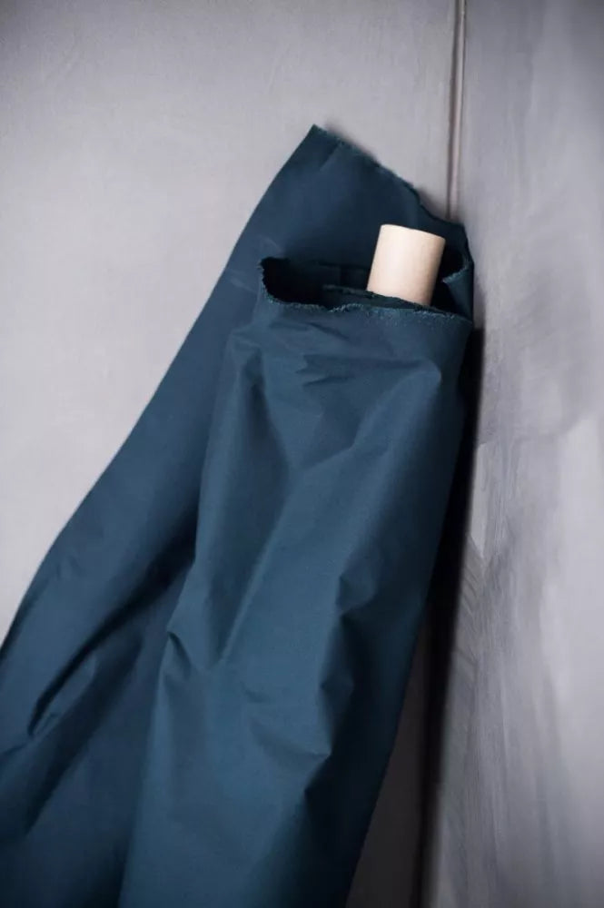 Dry Organic Cotton Oilskin Midnight – NZ$18.50 per ¼ metre