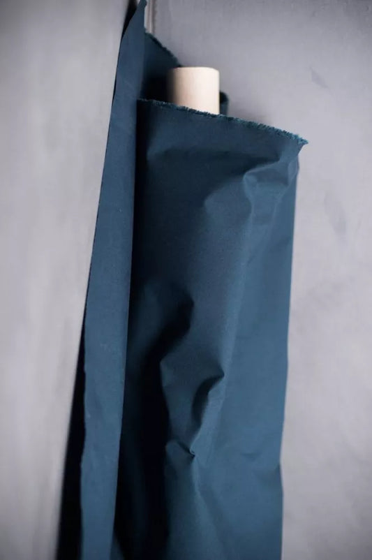 Dry Organic Cotton Oilskin Midnight – NZ$18.50 per ¼ metre