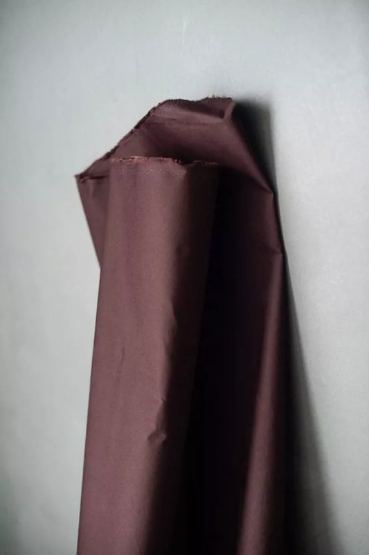 Dry Organic Cotton Oilskin _ Oxblood – NZ$18.50 per ¼ metre