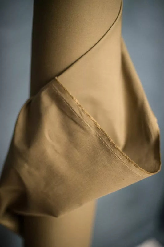 Tan Barrier Lining- For Oilskin.  1/4 Metre. From NZ$9.75