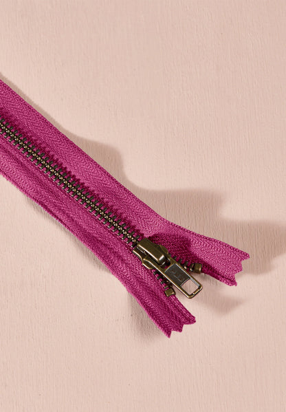 Zipper - Brass Single Slider 30cm