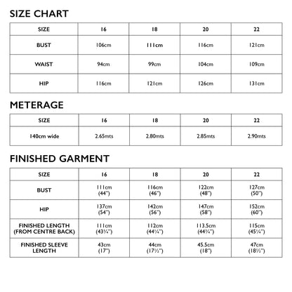 Tessuti Lily Linen Dress Pattern