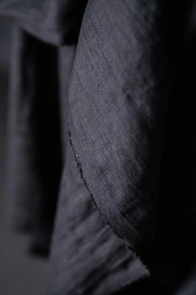130 Jet Black Linen – NZ$12.50 per 1/4m