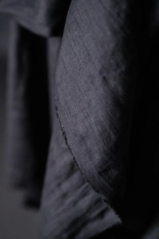 130 Jet Black Linen – NZ$12.50 per 1/4m