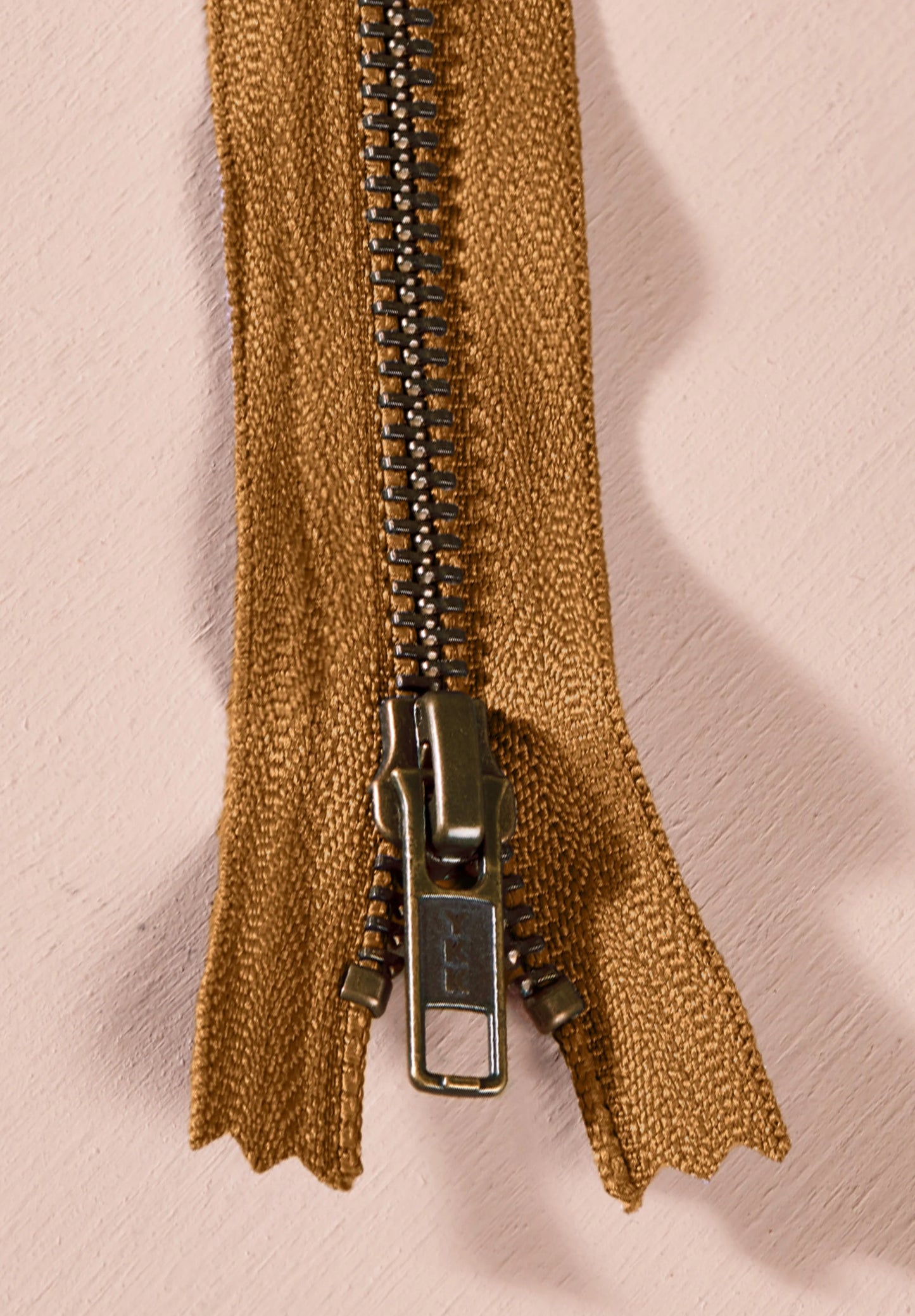 Zipper - Brass Single Slider 30cm