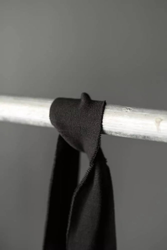Black Cotton Rib - NZD $22.00 each
