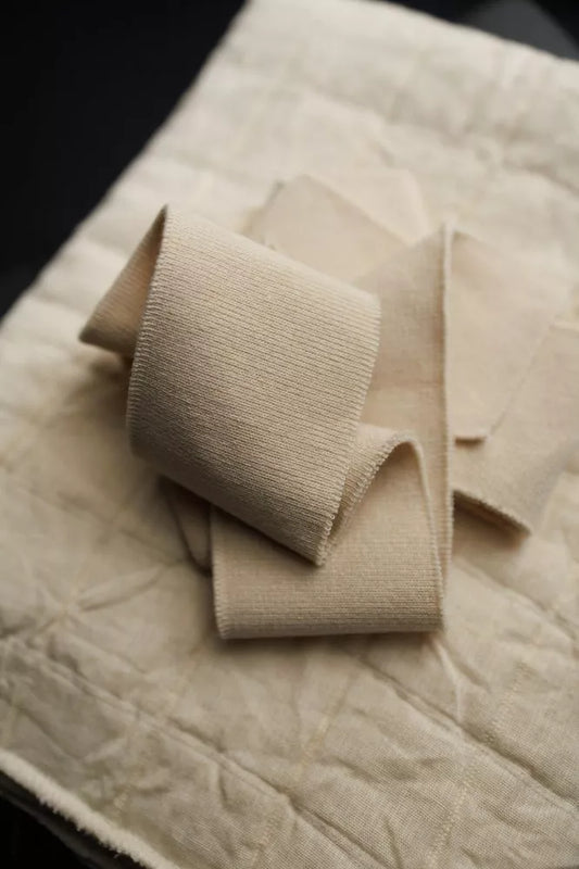 Ecru Cotton Rib  - NZD $22.00 each