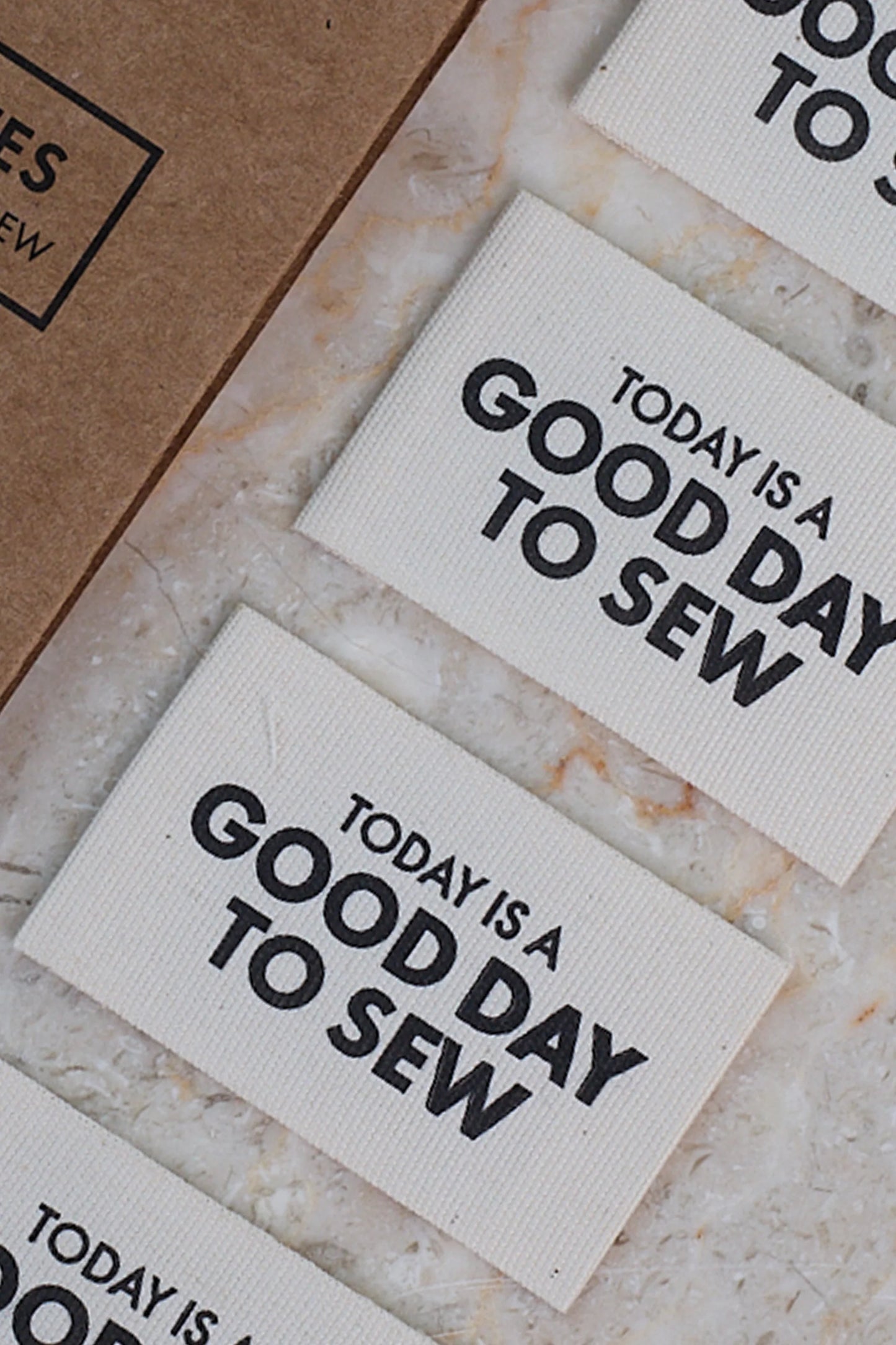Sew in labels - Today is a good day to sew