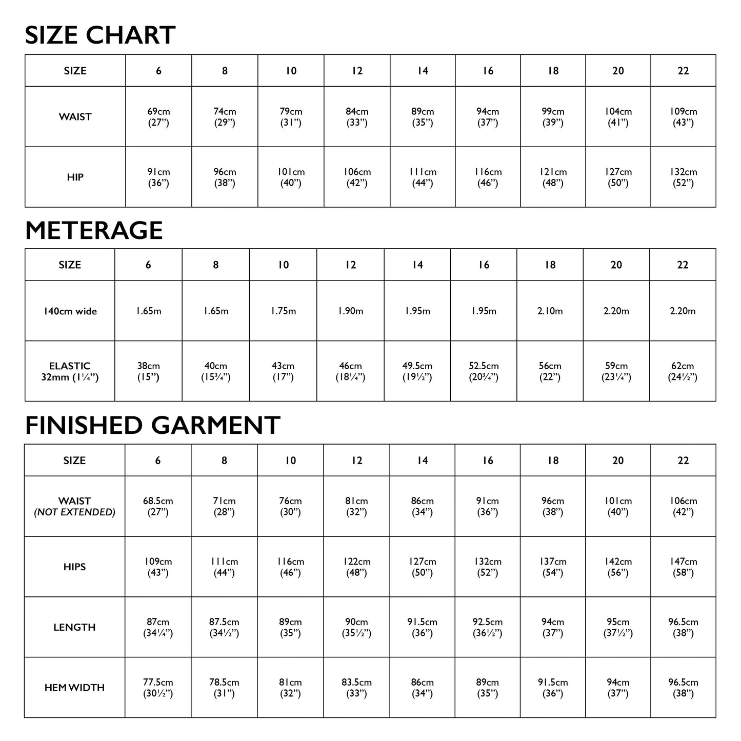 Tessuti Grazia Culottes Pattern