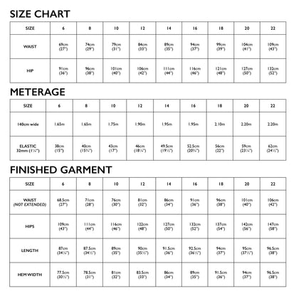 Tessuti Grazia Culottes Pattern