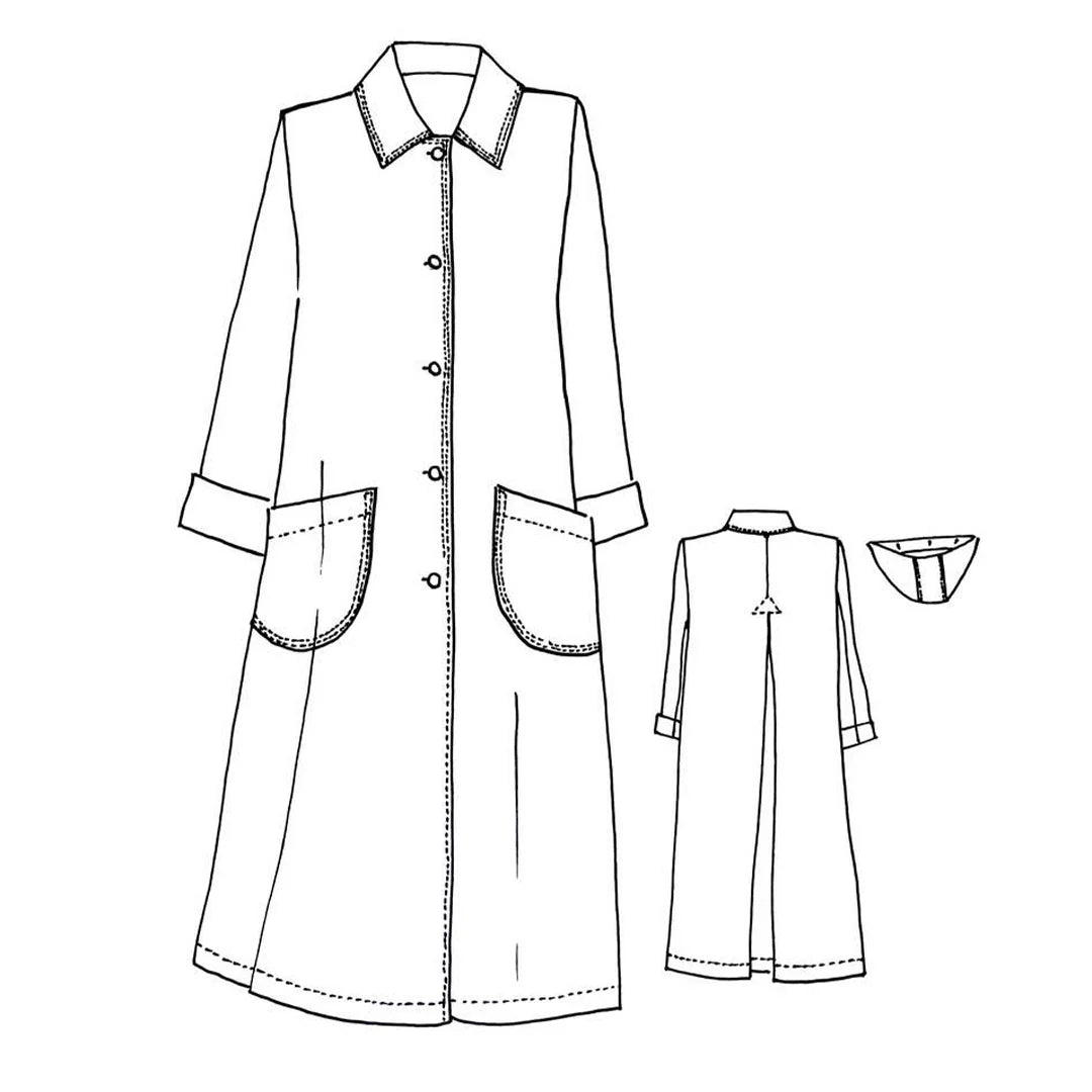 Tessuti Melbourne Trench Coat Pattern