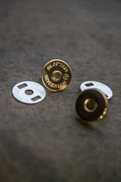 Magnetic Bag Snap - Gold. NZD$4.50 each