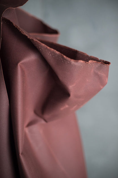Oilskin - Conker. 1/4 Metre. NZ$18.25