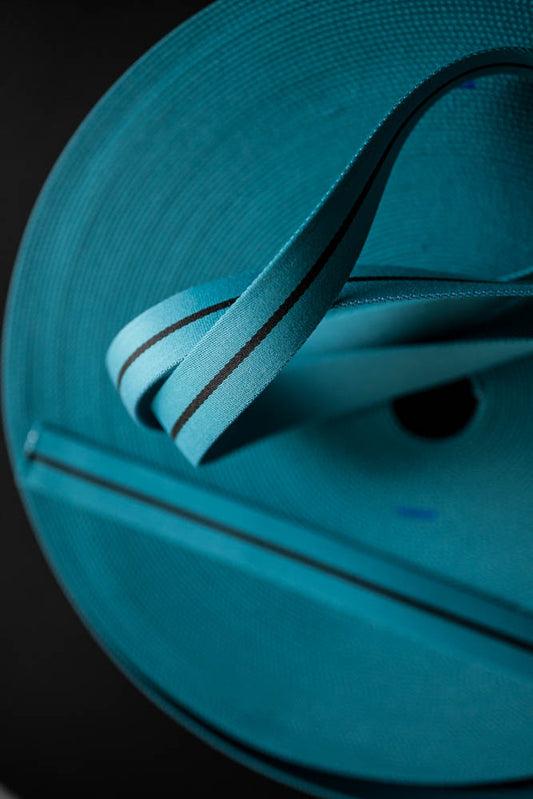 Long Road Turquoise Webbing NZD $8.40 per mtr